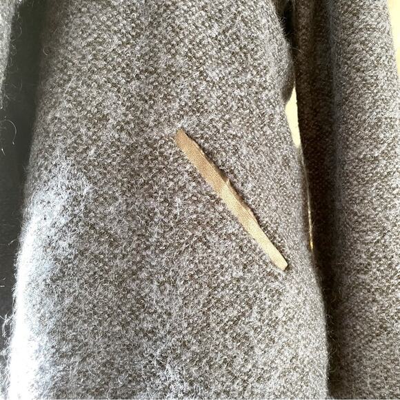 AG Adriano Goldschmied Wool Knit Jacket Med Blue and Black Blazer Office Career - Picture 7 of 12